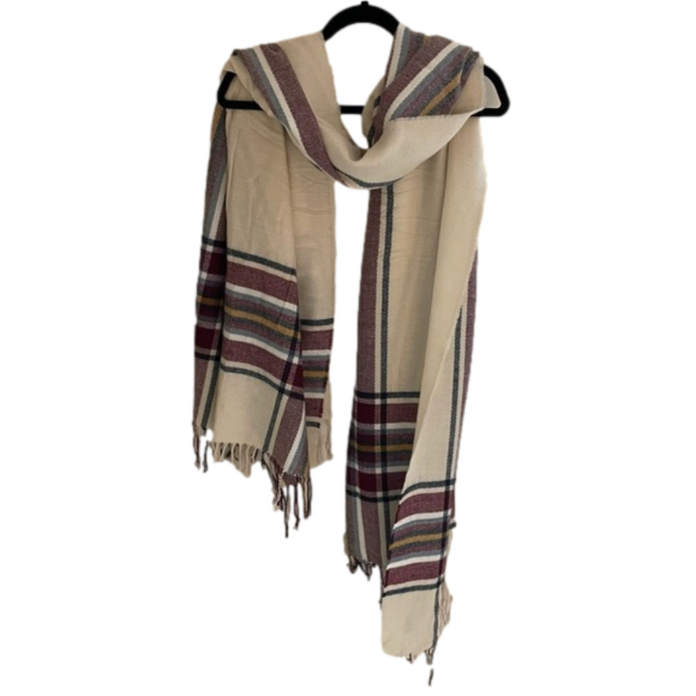 𝅺PLAIN Large Rectangle Blanket Scarf, Super Soft